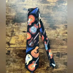 Ralph Marlin | “Guitar II” mens tie.